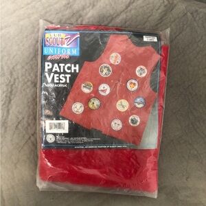 Cub Scout vest brand new size xl
